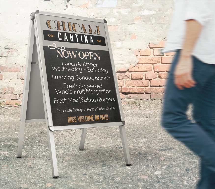 CHICALI CANTINA POSTER BOARD