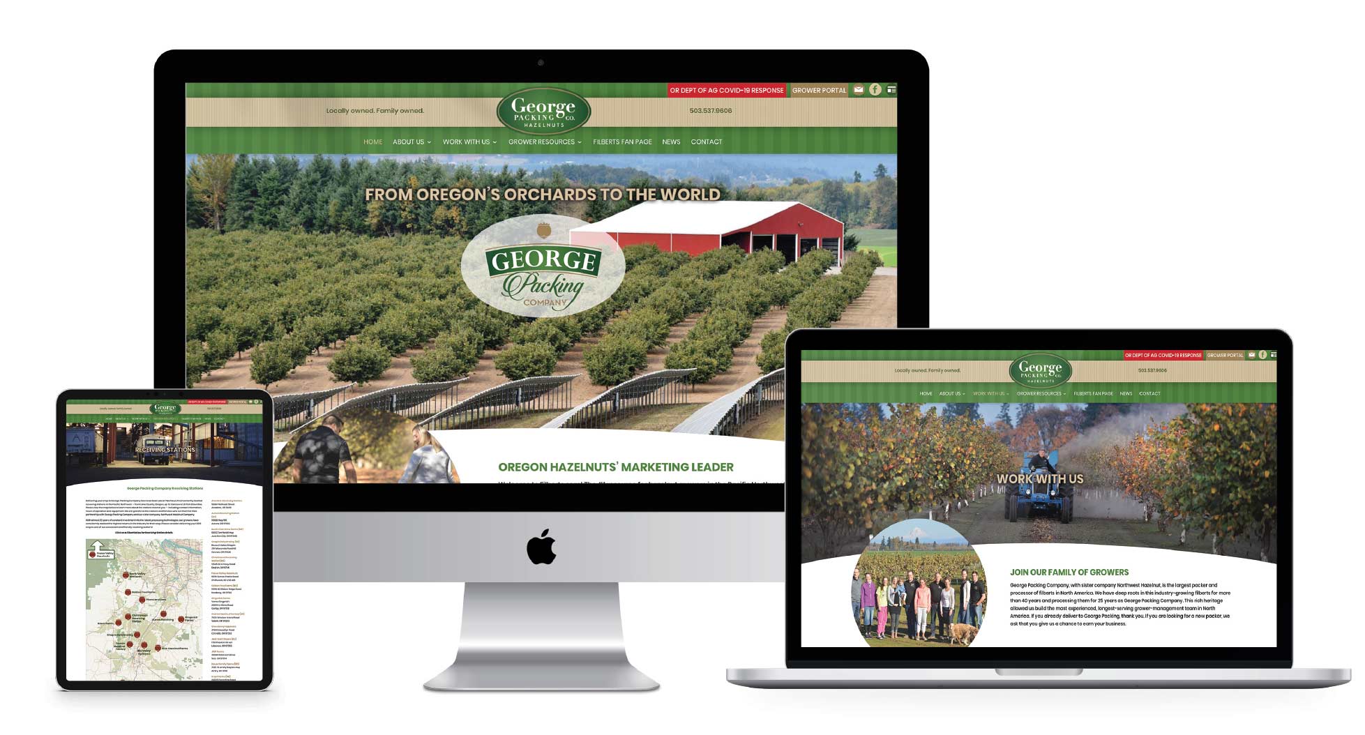George Packing Company Web Design
