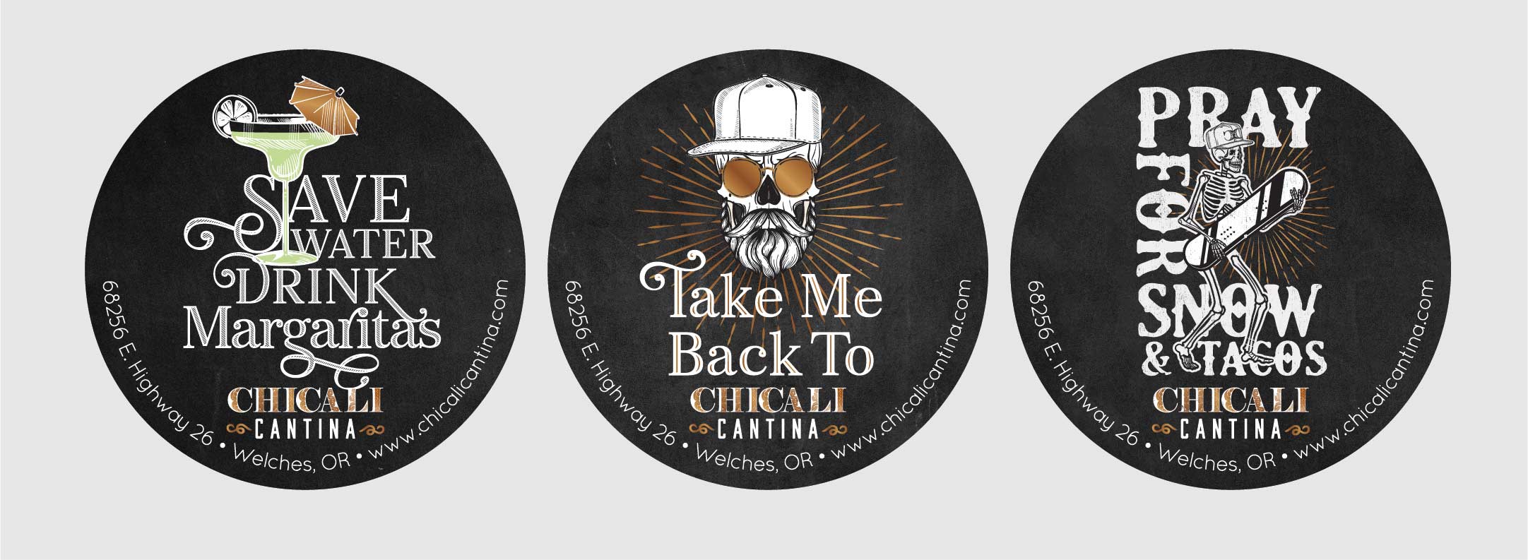 CHICALI CANTINA COASTERS