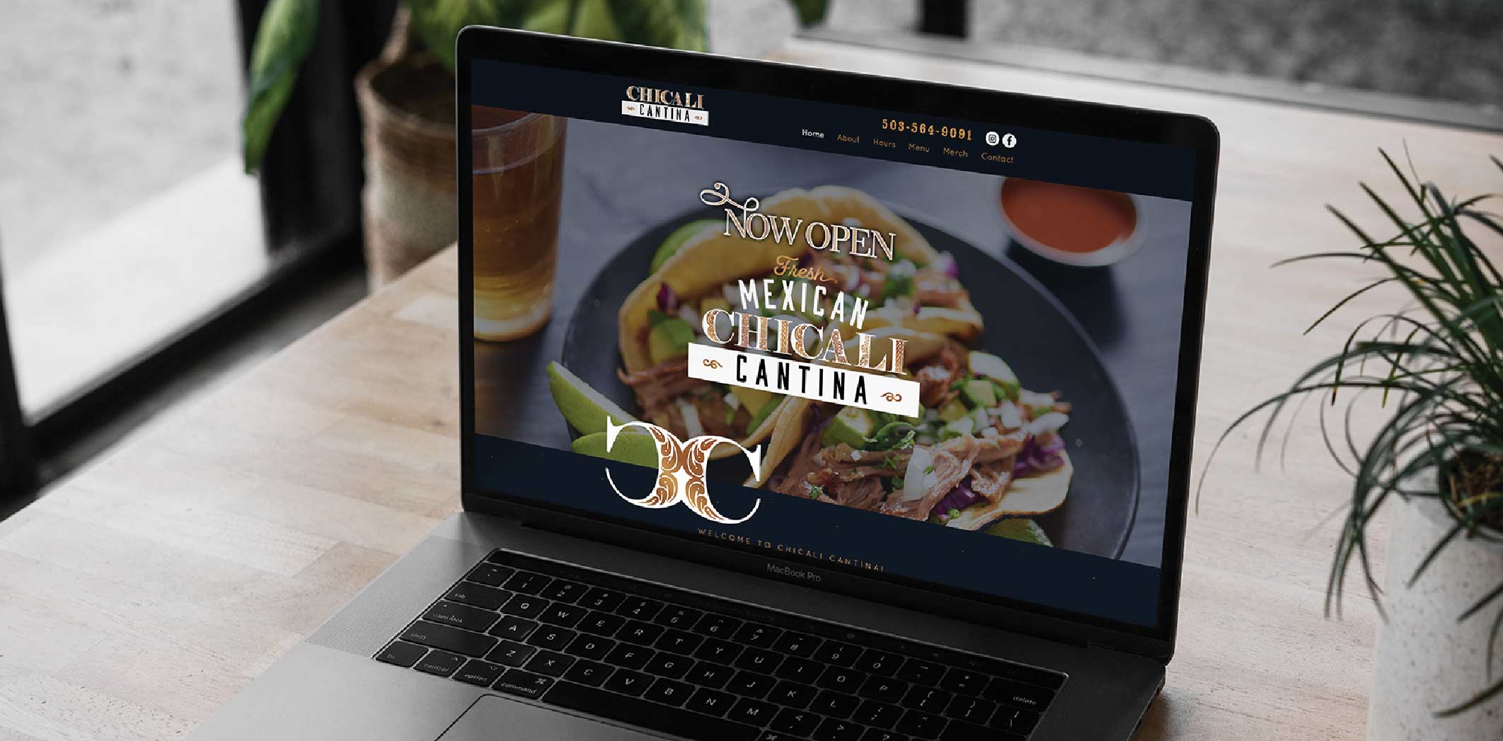 CHICALI CANTINA WEBSITE DESIGN