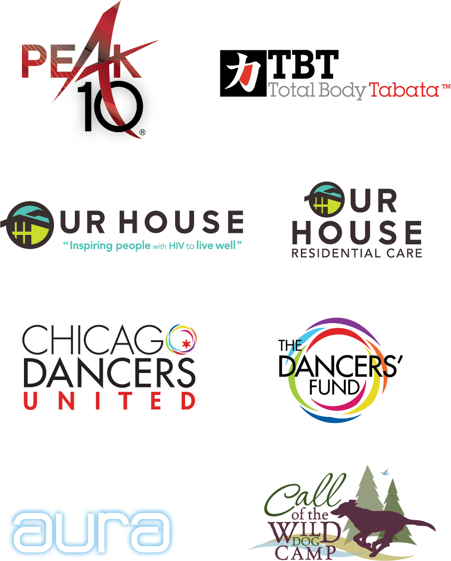 assortment of logos designed by Fab Brands