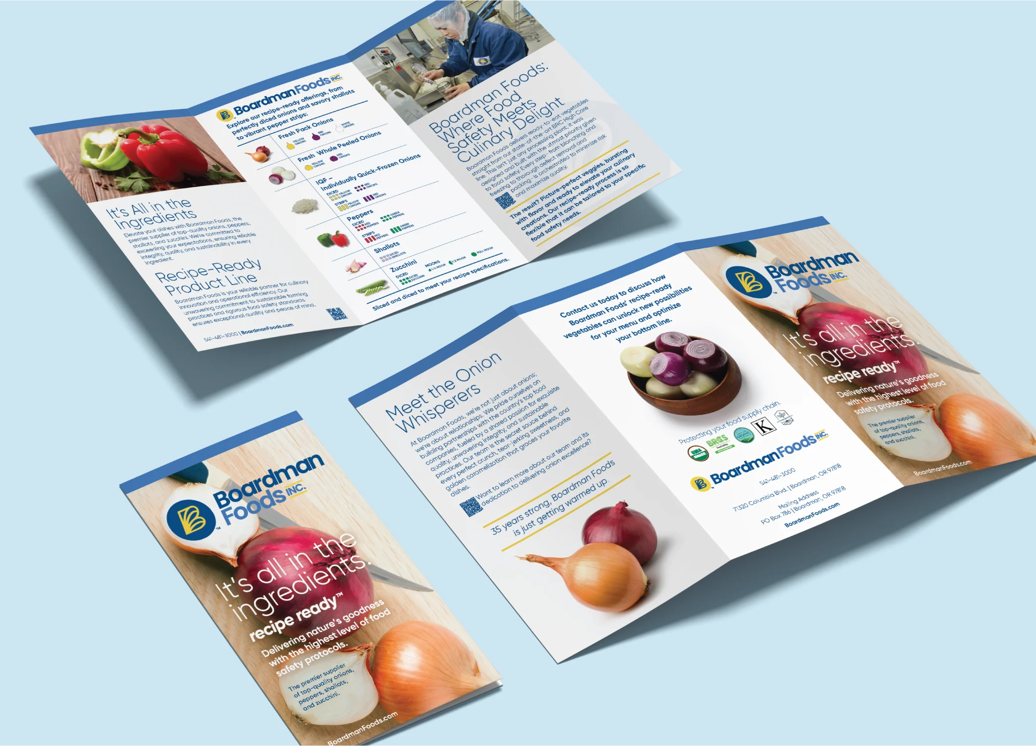 boardman foods promotional materials