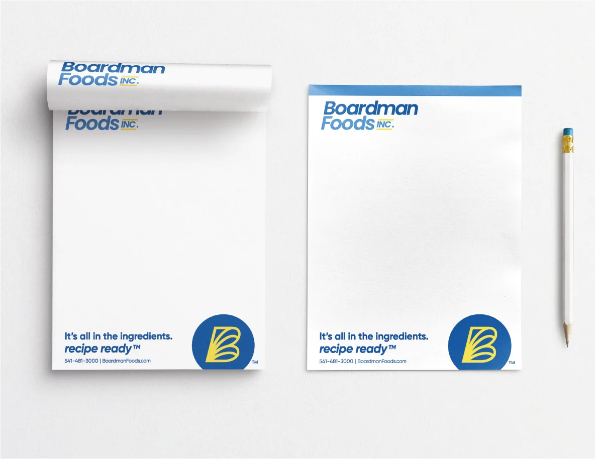 boardman foods stationary