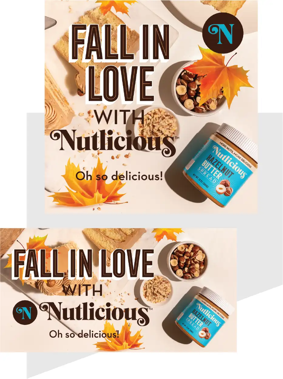 Fall in Love with Nutlicious Promotional Material