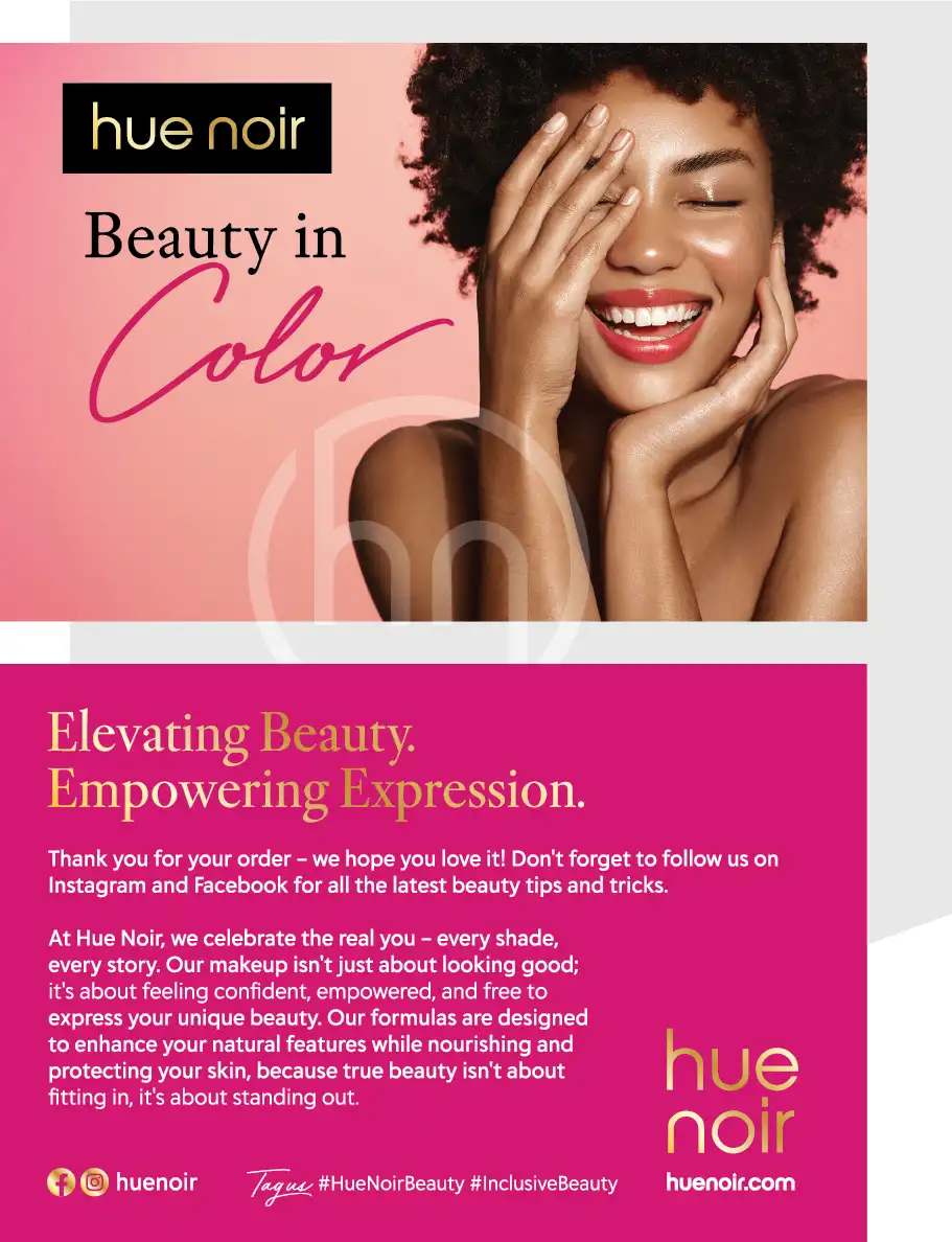 Hue Noir Gift Card Mockup