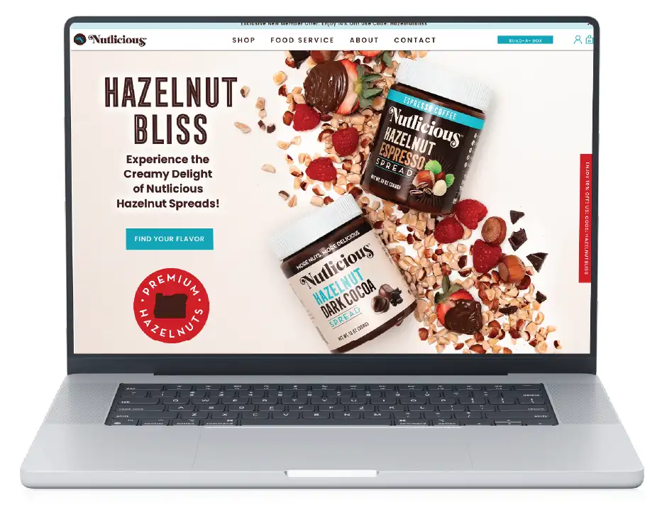 Nutlicious Webdesign