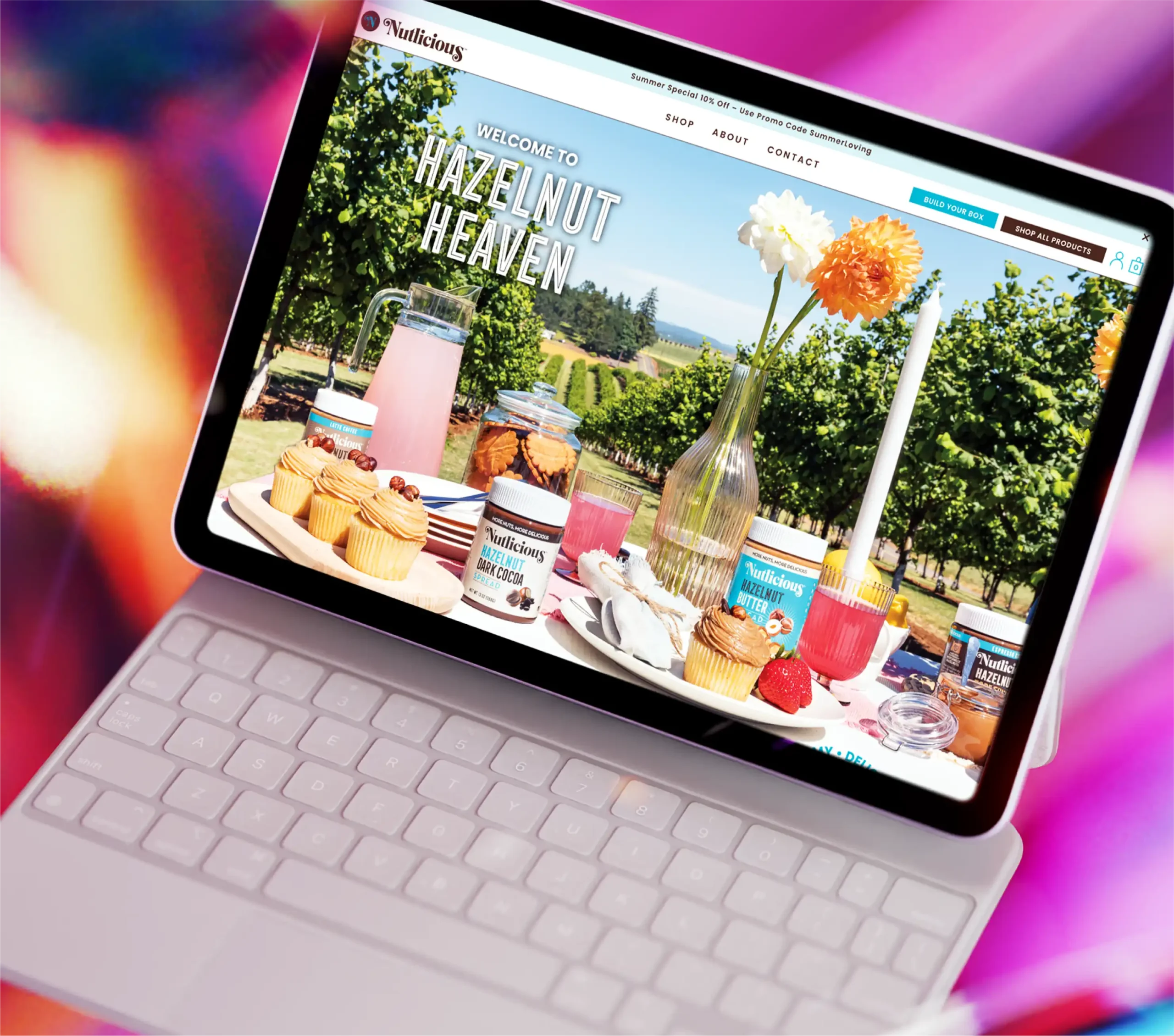 nutlicious website