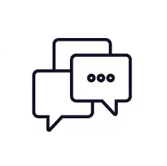 word bubbles icon