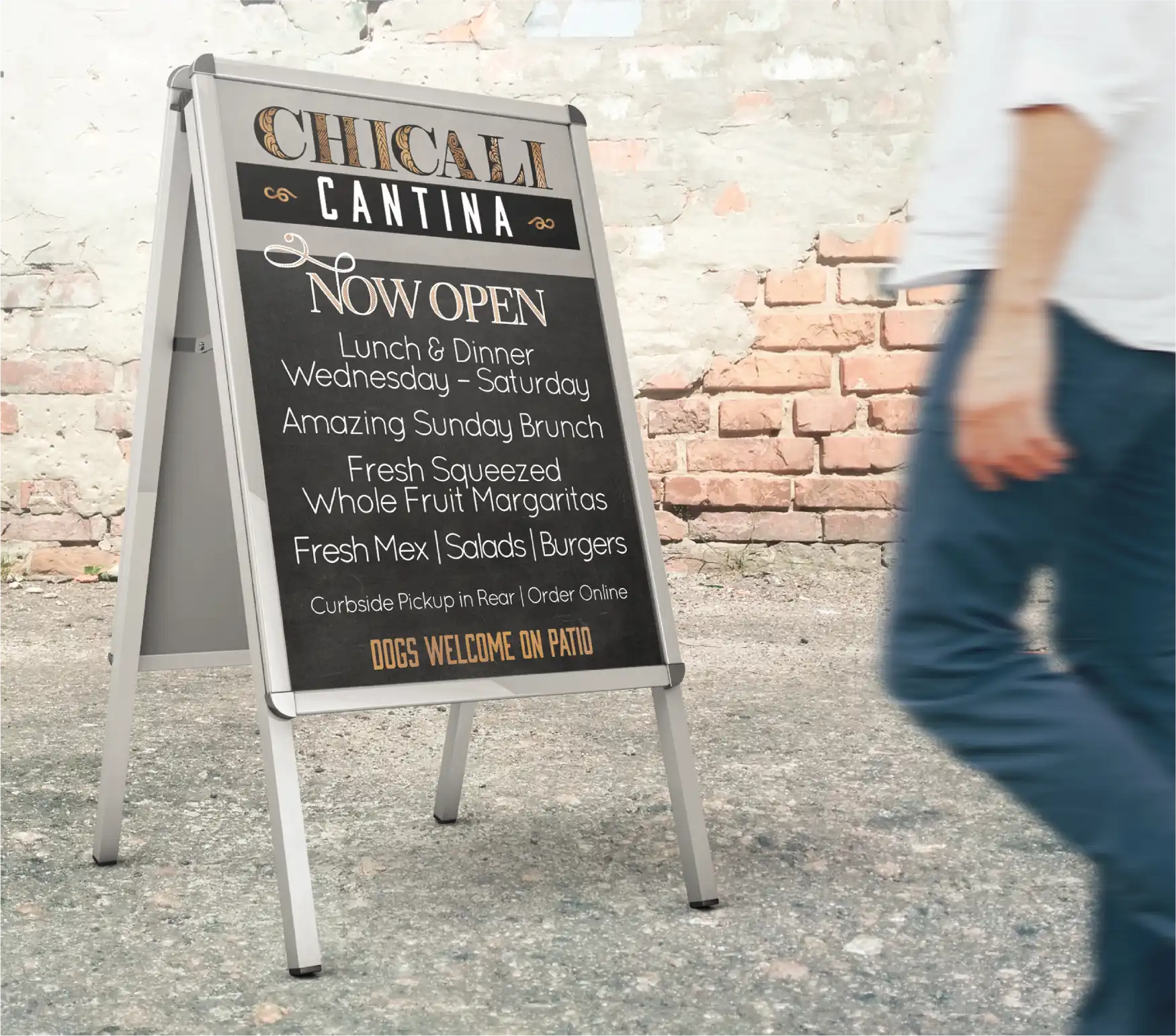Chicali Cantina Sign